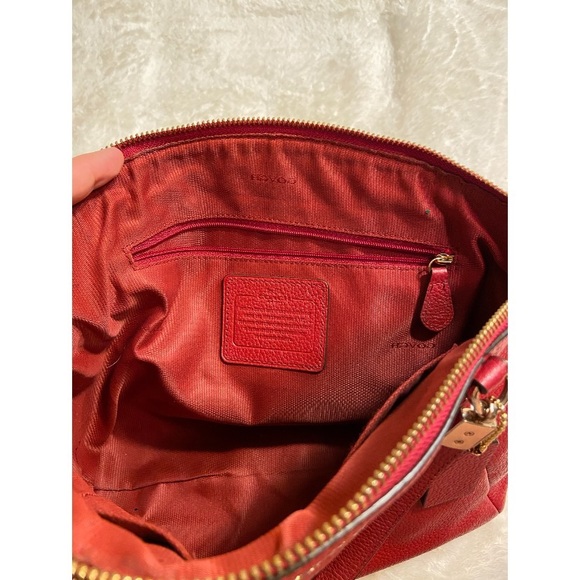 SOLD Red Coach Crossbody Bag - Picture 5 of 8